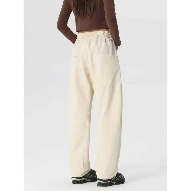 Women's Outdoor Hiking Pants, Windproof Waterproof Fleece Lined Thickened Loose Fit, New Trendy Mountain Climbing Workwear Women's Outdoor Hiking Pants, Windproof Waterproof Fleece Lined Thickened Loose Fit, New Trendy Mountain Climbing Workwear