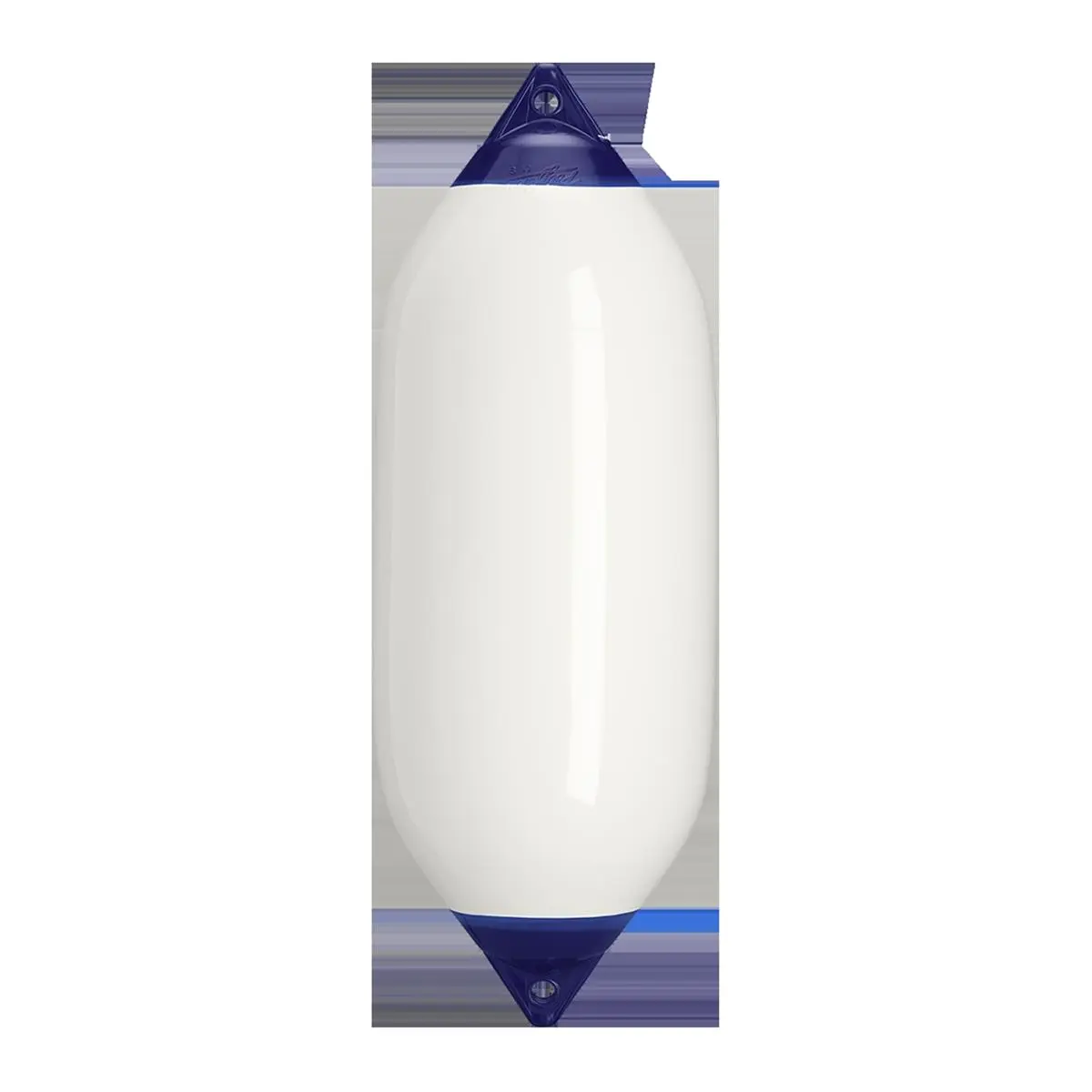 Polyform 3006.4631 F-Series Boat Fender - White, 15x41 in, Even Wall Thickness, Twin Eye Design, Unique Vinyl Valve Seals, Maximum Strength & Durability, Protection for Fishing Vessels From Sea & Weather Rigors