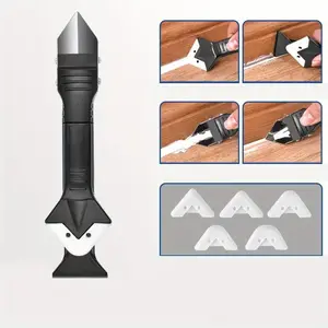 5-Piece Silicone Sealant Tool Set, Caulk Cleaner & Plant Spade, Replaceable Pad Board, All-Season Use, Ideal for Holidays