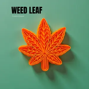Weed Leaf Cookie Cutter + Stamp