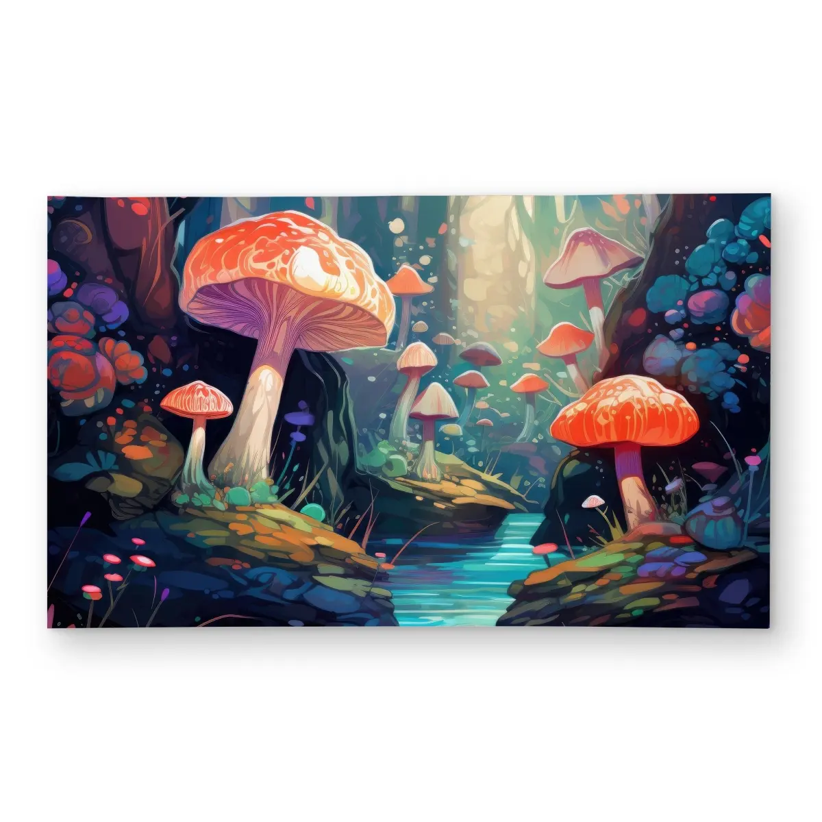 MWW C1ROAR35ILDPNS 3 x 5 ft. Whimsical Forest Blue Outdoor Rectangle Area Rug for Home Decor