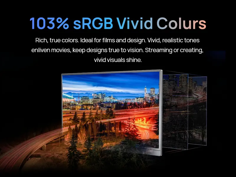 Product Introduction of ARZOPA Portable Monitor 16.1"/17.3" FHD 1080P 60Hz/144Hz Laptop Screen Extender for PC Mac Xbox Switch PS5 iPhone IPS Display Computer Display HDR External Screen Game Workfromhome 7