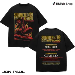 Summer of '99 & Beyond Festival Sneakers Tee, Vintage Creed tshirt, With Arms Wide Open, Higher, My Sacrifice Unisex Shirt