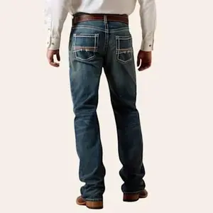 Ariat Men's M4 Low Rise Coltrane Durango Medium Wash Boot Cut Jeans
