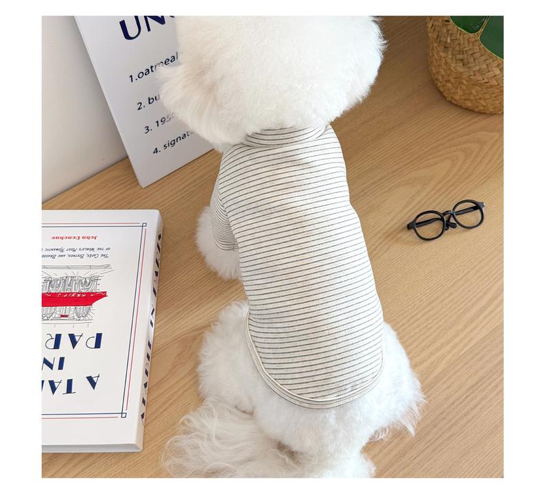 Pet Clothes Dog Cat Puppy Kitty Winter Warm Stripes Thickened For Small Medium Dog DDY183