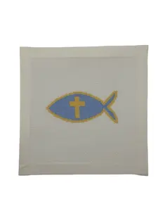 Faith Fish Needlepoint Canvas