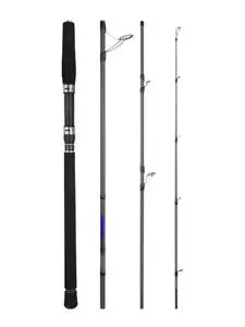 Castjet 4Piece Surf Fishing Rod 7ft 8ft Spinning Rod Long Casting Pier Saltwater