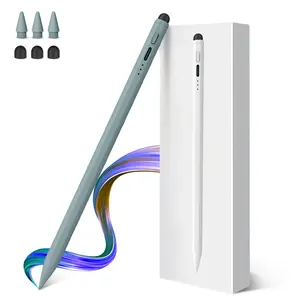 MEKO Stylus Pen for iPad Pencil with 3 Replacement Tips Precision Fine Tip & Rubber Tip Dual-Tip Stylus for Apple iPad A16/11/10/9/8/7/6 Pro M4/13/12.9"/11"