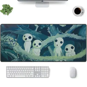 [Sale Up To 50%] Kodama Forest Spirits Artistic Desk Mat Mouse Pad