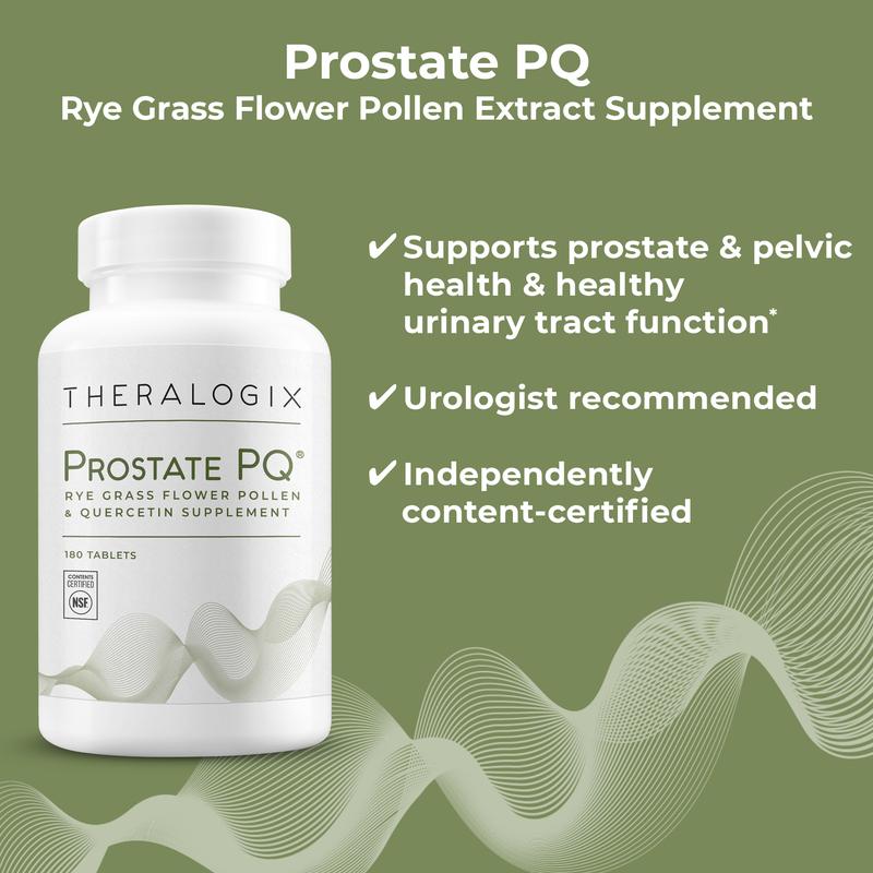Prostate PQ® Rye Grass Flower Pollen & Quercetin Supplement