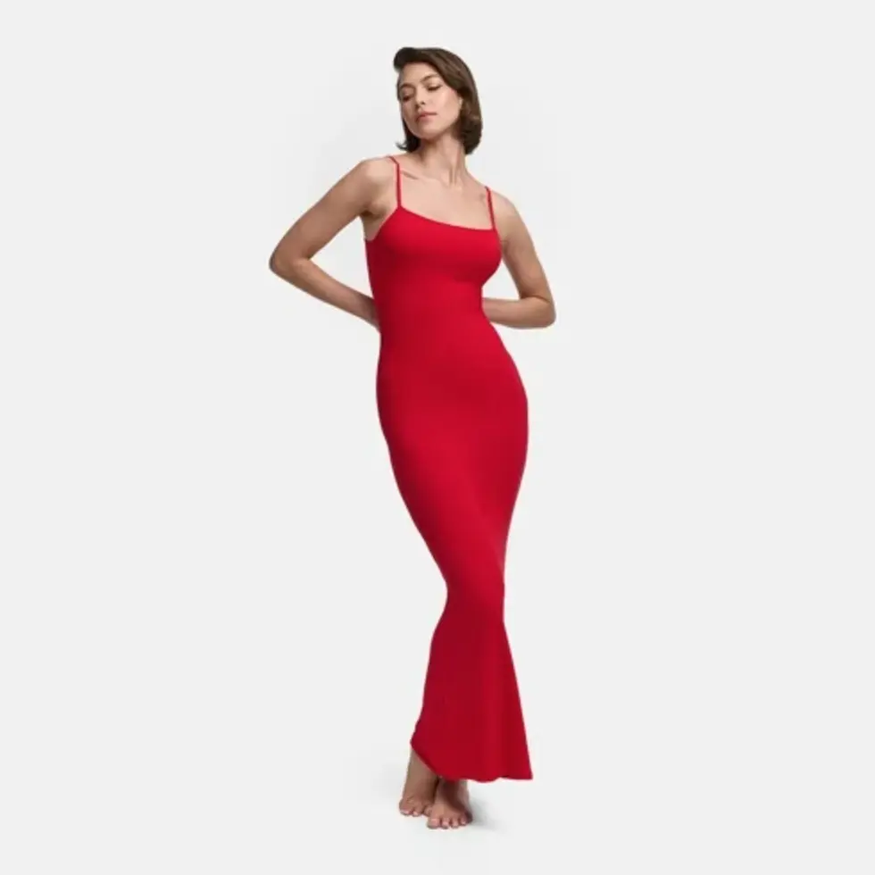 Cfab Ribbed Cami Maxi Dress