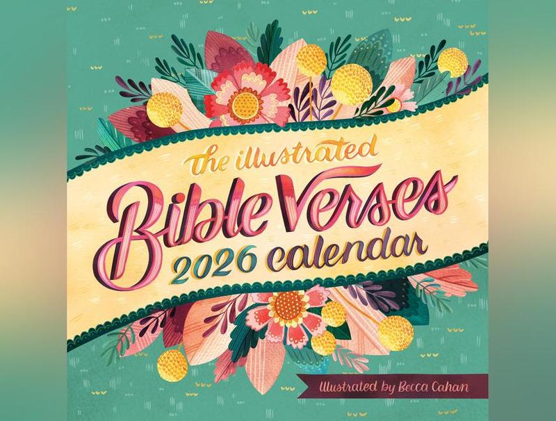 Illustrated Bible Verses Wall Calendar 2026: Timeless Wise Words of the Bible