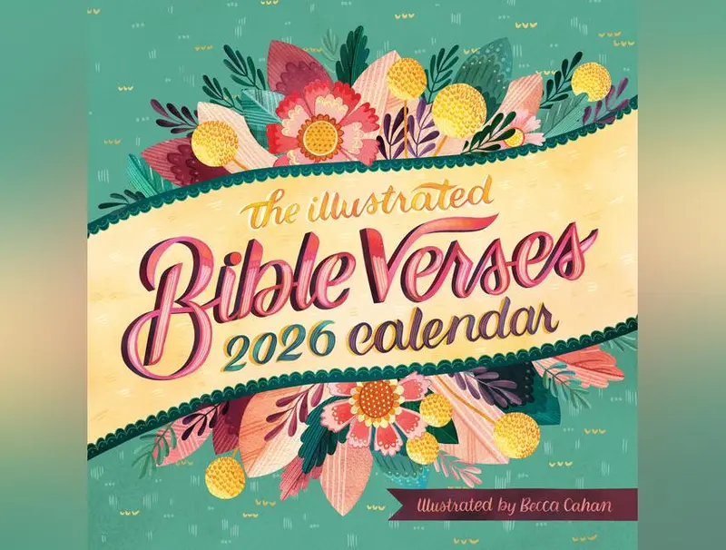 Illustrated Bible Verses Wall Calendar 2026: Timeless Wise Words of the Bible