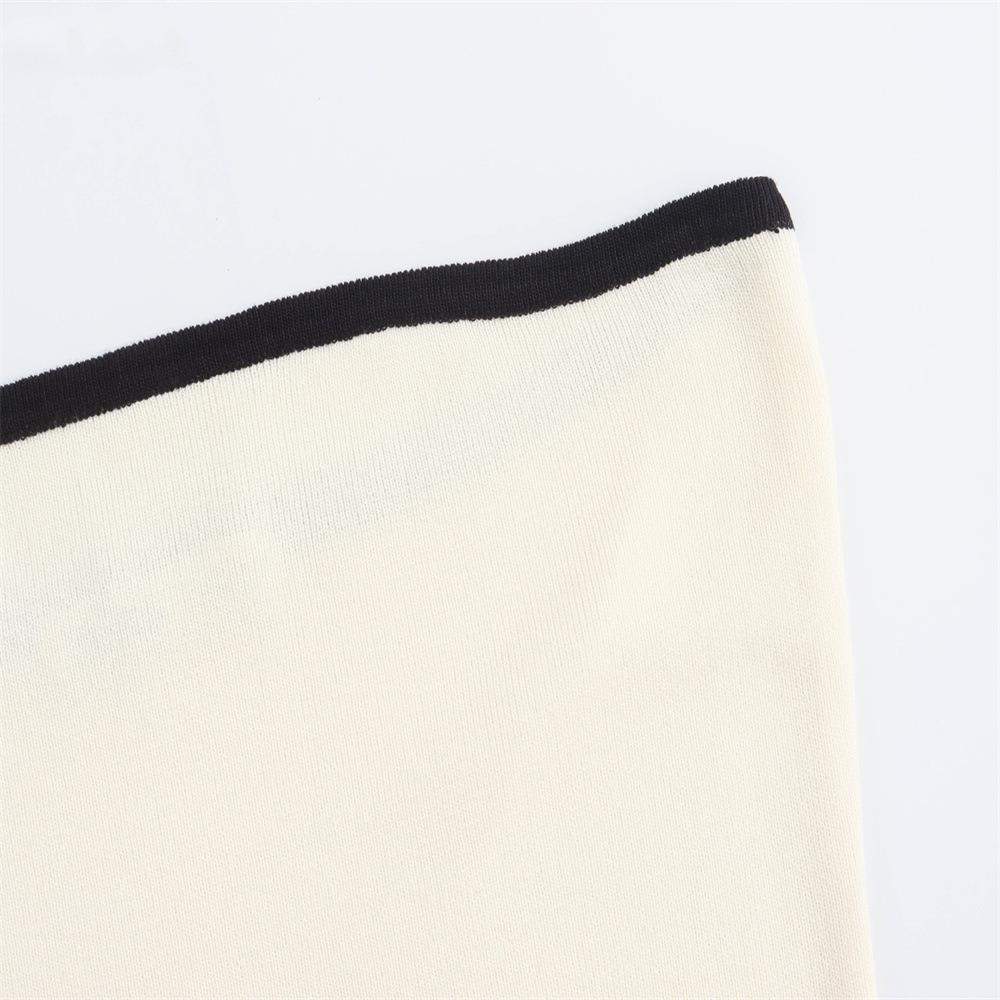 Fashionable Slim-fit Knitted Sleeveless Tube Dress