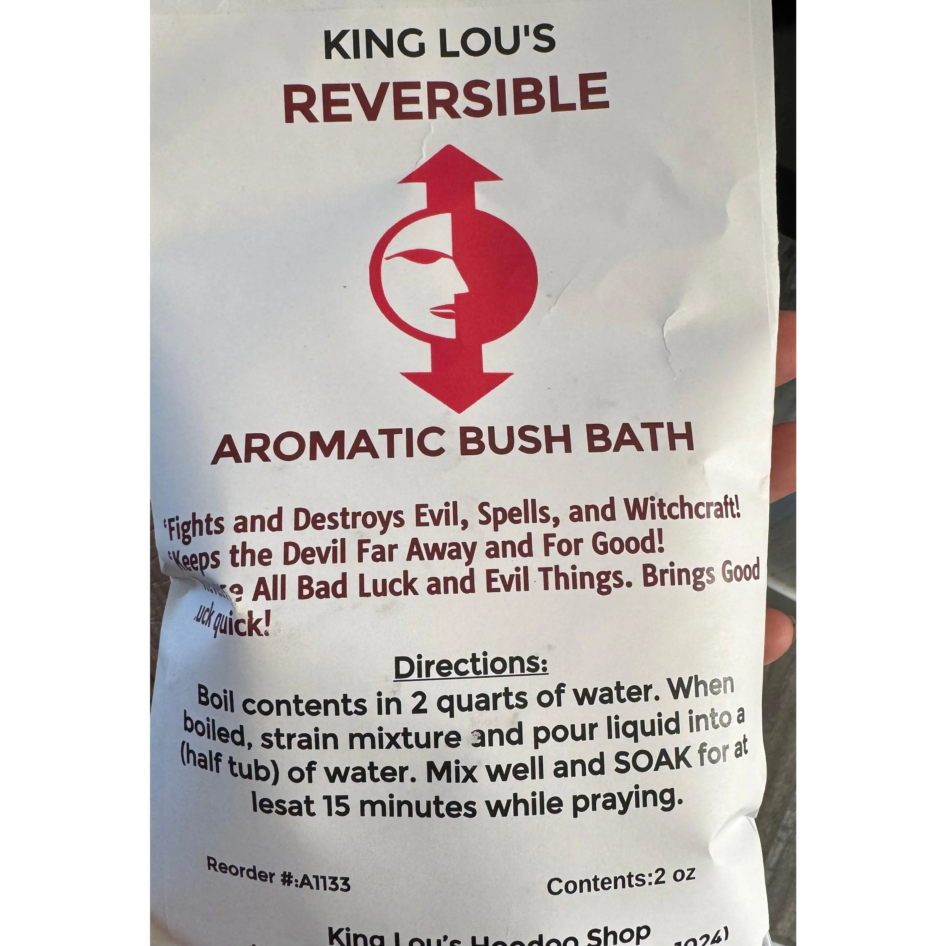 Reversing Spiritual Bath