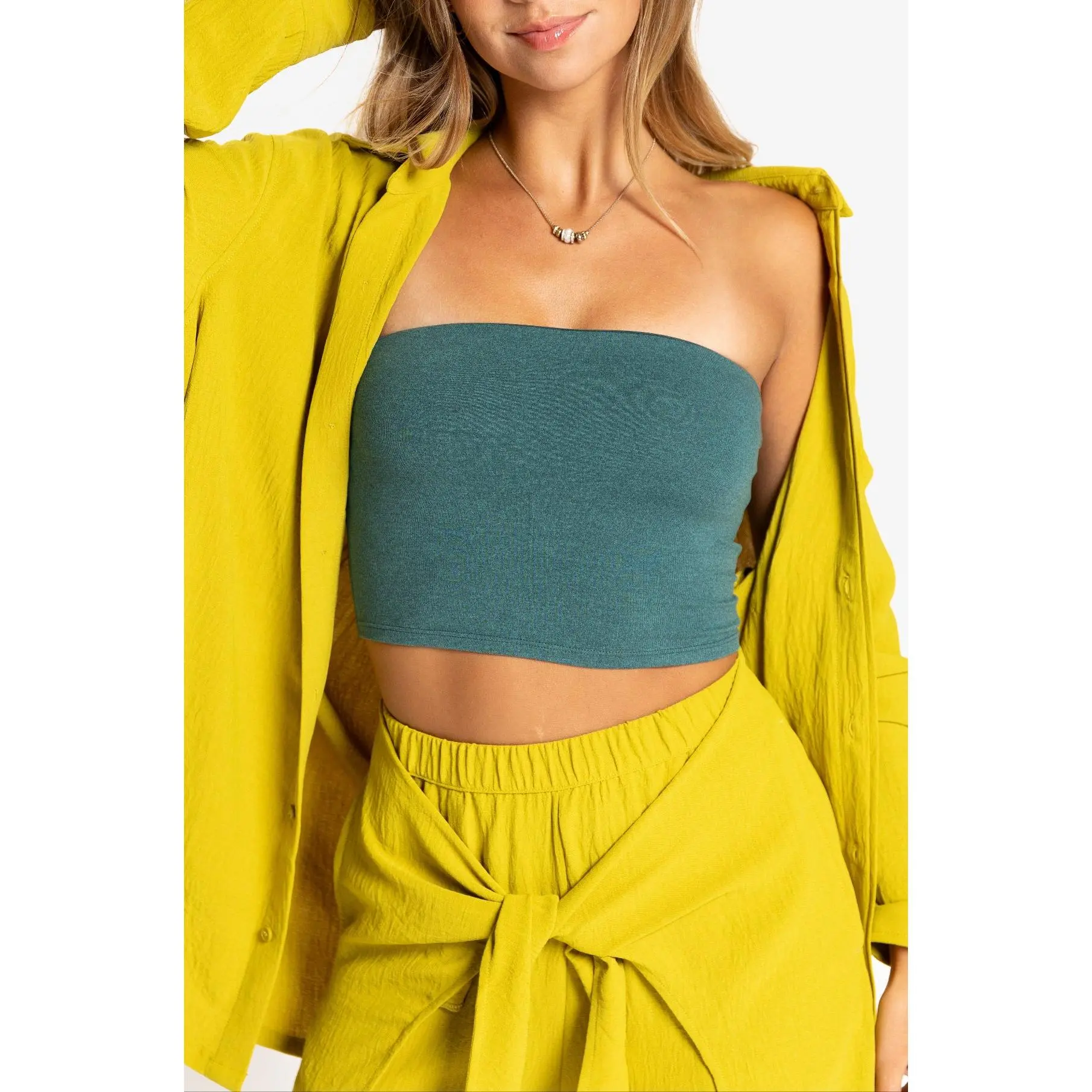 BAREPRO Strapless Crop