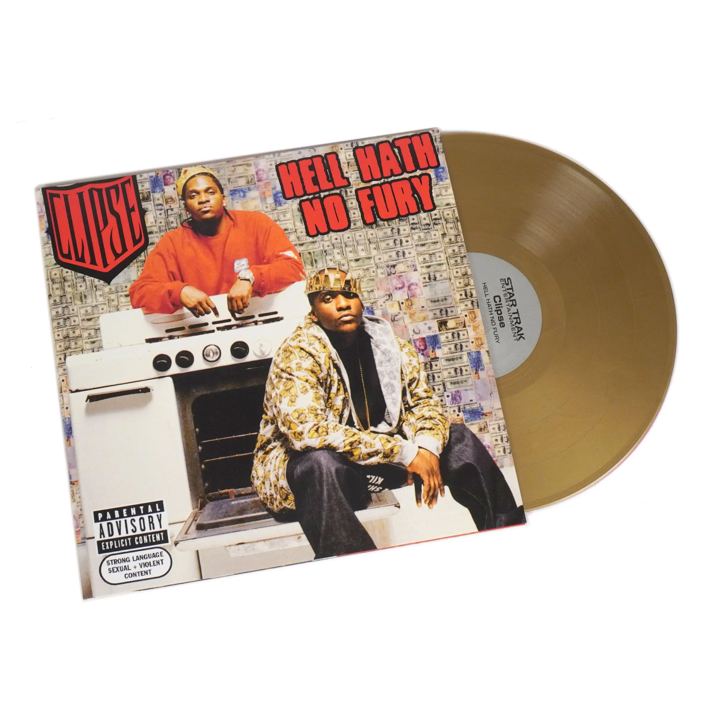 Clipse: Hell Hath No Fury (Gold Colored Vinyl) Vinyl 2LP, Albums On Vinyl, Music Vinyl