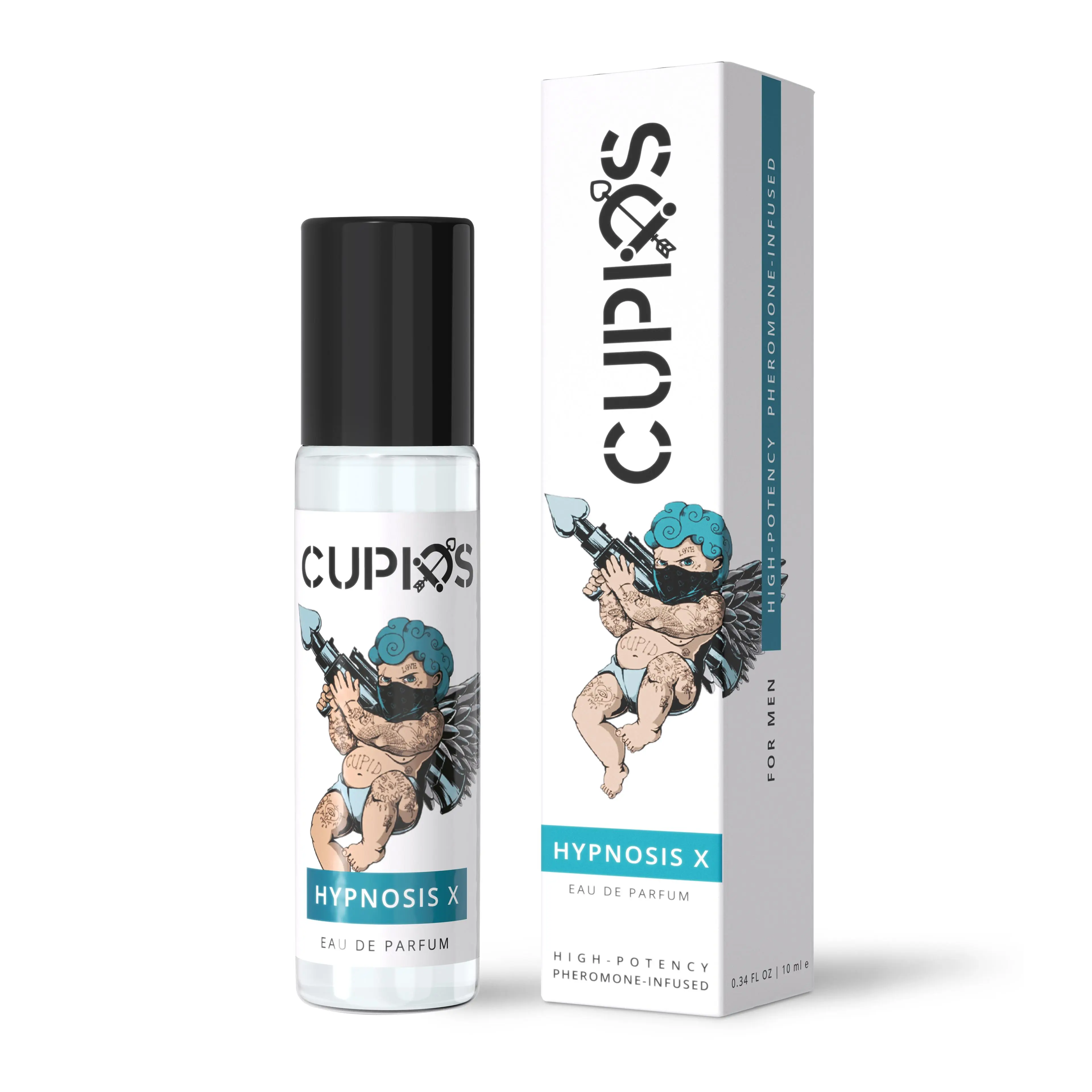 Hypnosis X Roll-on Pheromone Cologne For Men - 0.34 fl oz (10ml) - Cupids - Fragrance Scent
