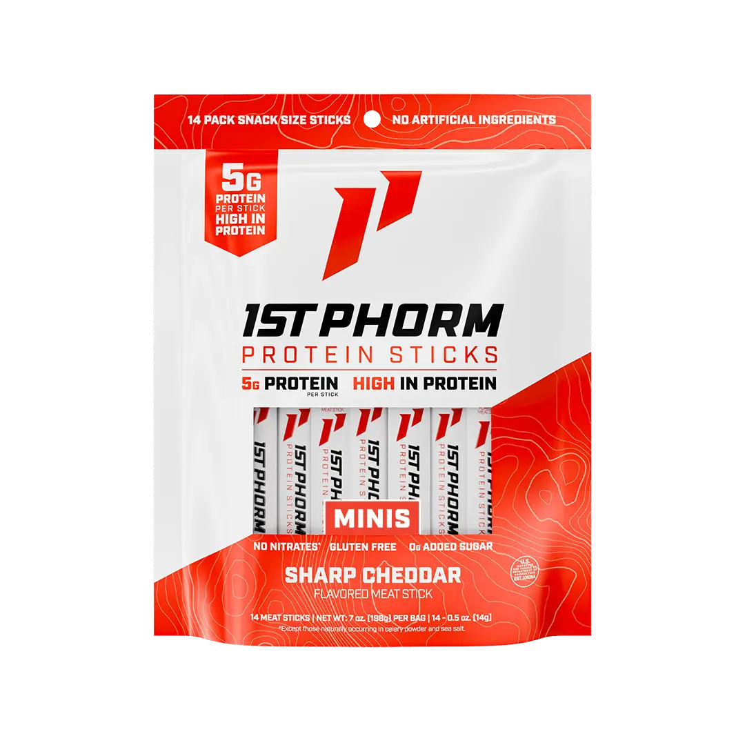 1st Phorm Mini Protein Sticks (14ct) | High-Protein Meat Sticks