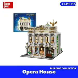 [BrickLORE](SHIPFREE)Opera House Modular Buildings With Original Box 4490PCS 30*25*20cm