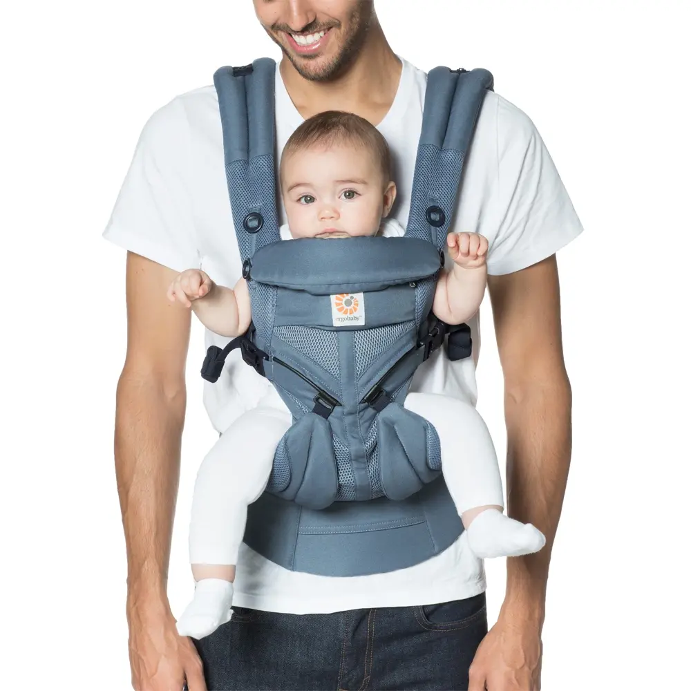 Canguru Ergobaby Omni 360 Omni 360 - Cool Air Mesh - Azul Slate