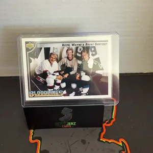 1992-93 Upper Deck - Bloodlines Wayne Gretzky, Brent Gretzky, Keith Gretzky 37 sports trading card