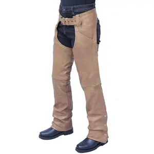 Arizona Brown Leather Pocket Chaps in Lambskin  #CA71741PN Foot Wear Women