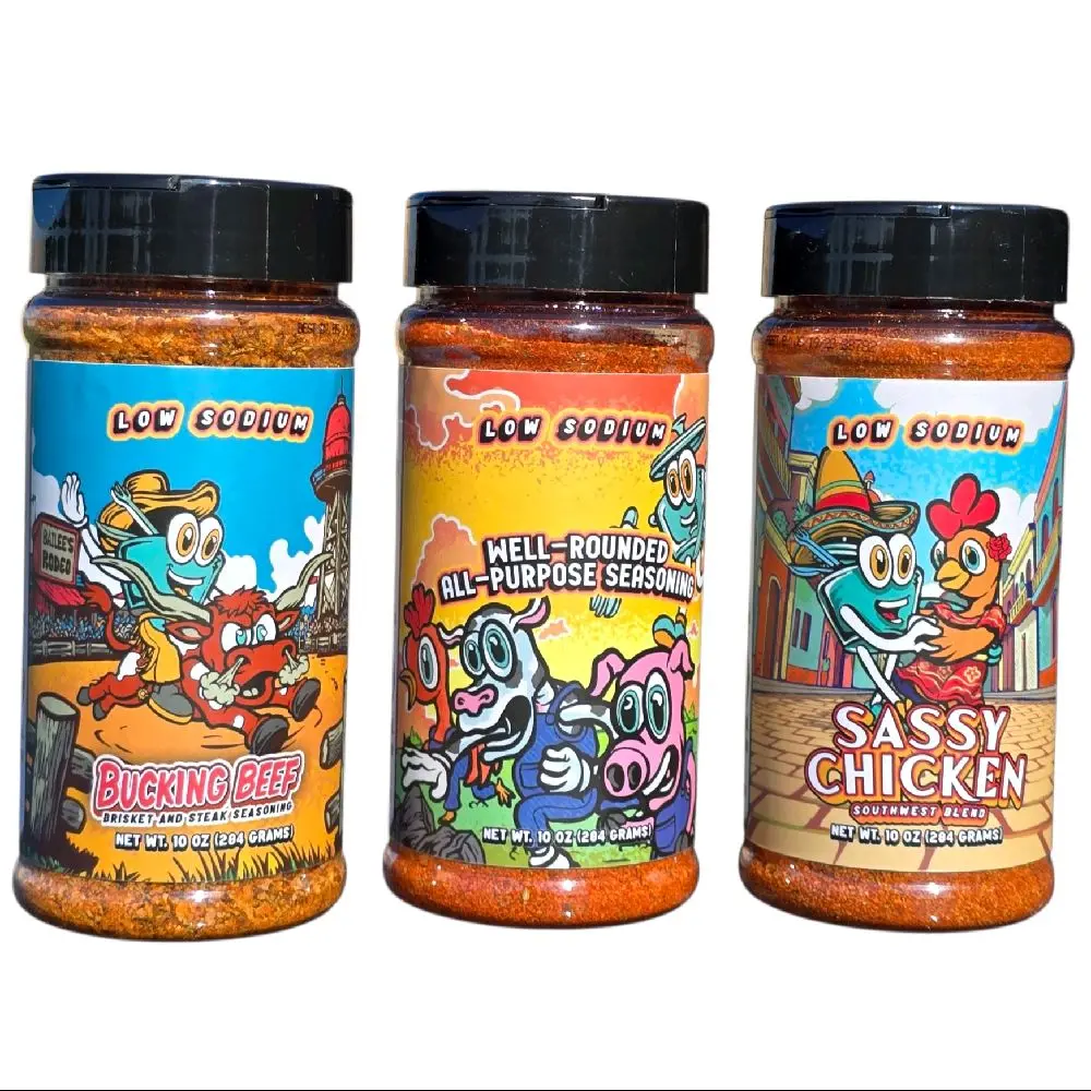 Ranch House Bundle – Low Sodium Seasoning Trio