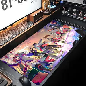 Game Azur Lane Mouse Pad Gaming Locking Edge Big Computer Gamer Large Rubber Art Mousepad Laptop Desk Mat
