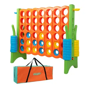 Giant 4 in a Row Connect Game+Waterproof Carry Bag,Included-4 ft X 3.5 ft Tall,4-to-Score Jumbo with 44 Pieces Rings&Drink Holder,48” Super Size-indoor&Outdoor Giant Game for Kids-Adults-Family