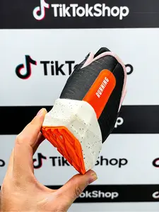 TikTok Trending Unisex Breathable Mesh Lightweight Running Shoes Comfortable Soft Sole Lace Up Athletic Sneakers for Running Gym Daily Wear