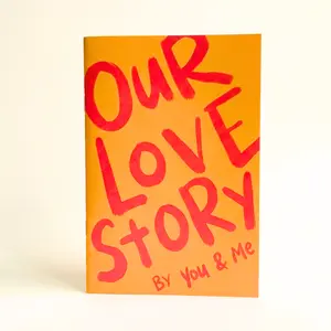 Our Love Story – Romantic Couples Fill-In-The-Blank I Love You Book Journal & Keepsake for Anniversaries, Valentine’s Day & Weddings with 50+ Prompts & Hand-illustrated Doodles