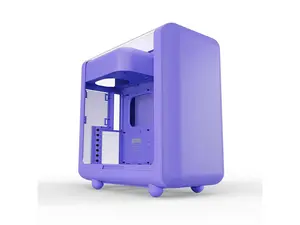 HYTE CS-HYTE-X50G-TM Purple ABS / Steel / Tempered Glass ATX Mid Tower Case (Computer Cases - ATX Form)