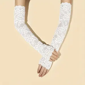 3 Pairs Multicolor Combo Pack Plus Size Sheer Sleeve Covers Muslim Women Scarf Wedding Sexy Arm Sleeves