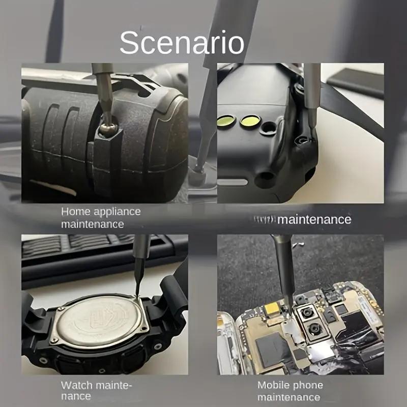 24 in 1 Precision Screwdriver Set, Multifunctional Repair Tool with Storage Box, Durable Plastic Screwdriver Set for Phone & Tablet Disassembly, Screwdriver Bits