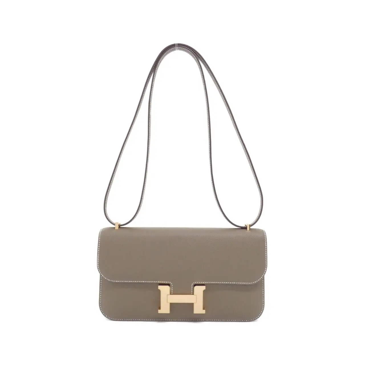 Pre-owned HERMÈS Calfskin Shoulder Bags Hermes Constance Elan Leather Shoulder Bag