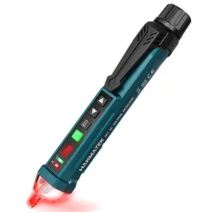 Non-Contact  Tester with 9 Gear Adjustable Sensitivity  Detector AC Circuit Tester Tool LCD Display LED Flashlight Buzzer  Range12V-1000V & Live/Null Wire Judgment AC1