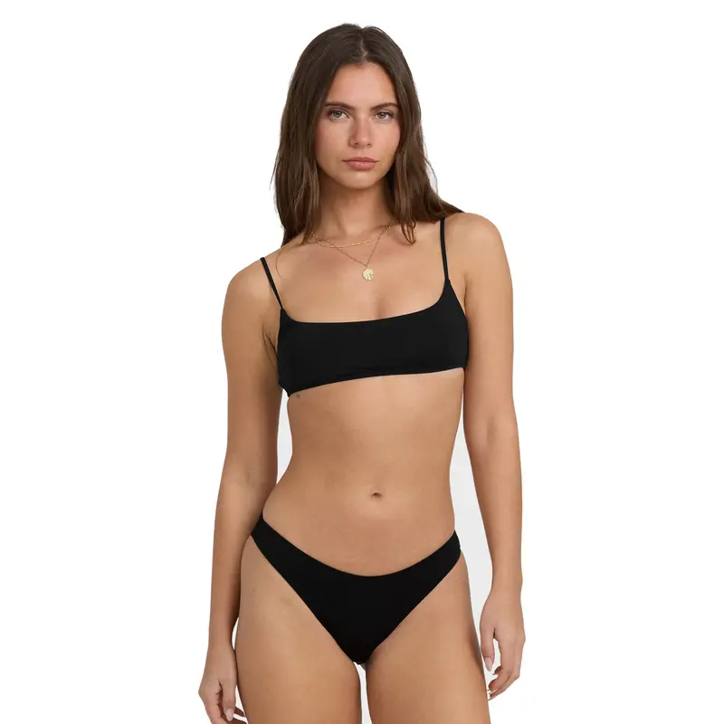 BILLABONG | Women's Sol Searcher Jaclyn Crop Bikini Top, Two Piece Triangle Swimsuit Bikini, High Leg Cut, Removable Cups[Two Options, Set Available]