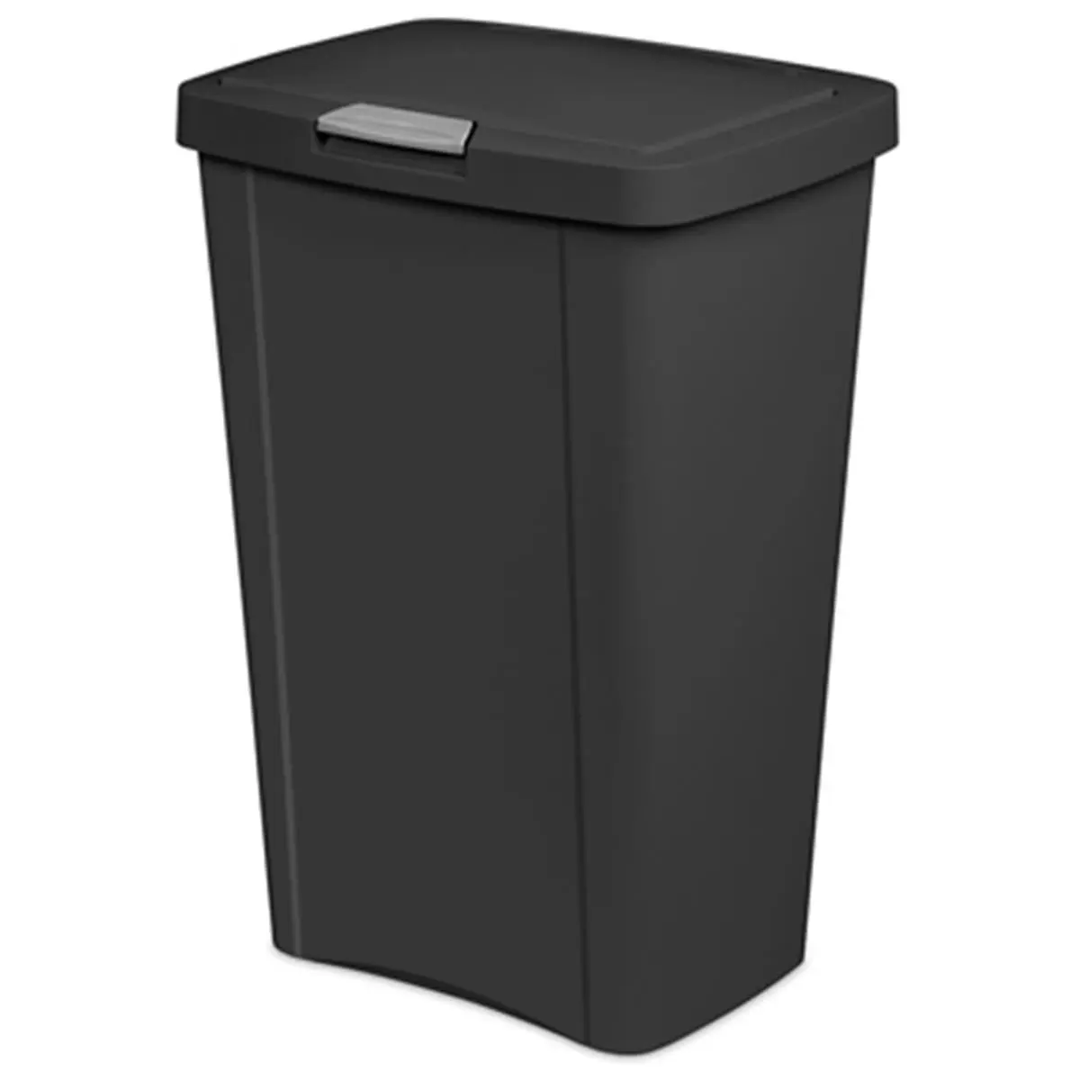 Sterilite 13GAL (49L) Rectangular Touch-Top Kitchen Garbage Can - Touchless, Wall-Mountable Household Waste Bin for Home Use