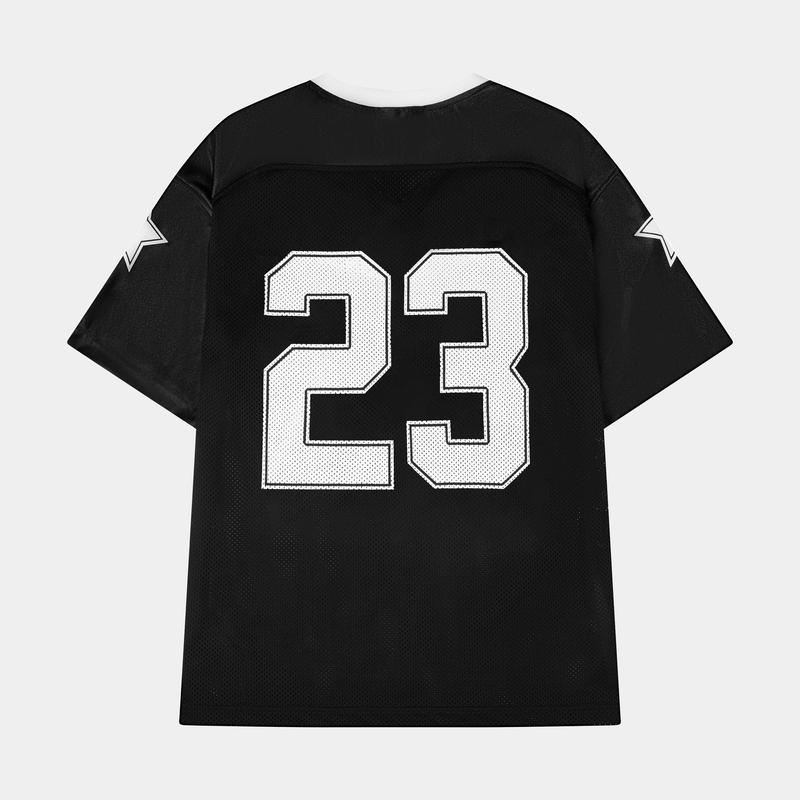 Hot Unisex 23 American Football Jersey Street Hip-Hop, Oversized Athletic Jersey for Summer Casual Wear