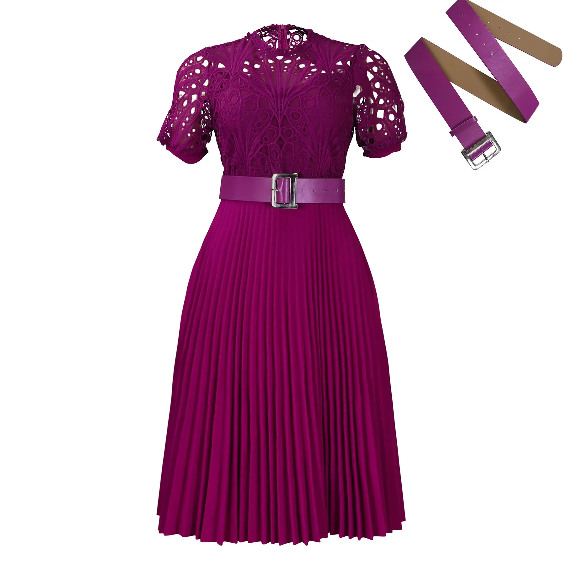 Deep Rose Red+Belt