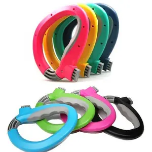 2-Pack Multicolor Plastic Shopping Bags with Handles, Random Colors, Durable Storage and Carrying Solution