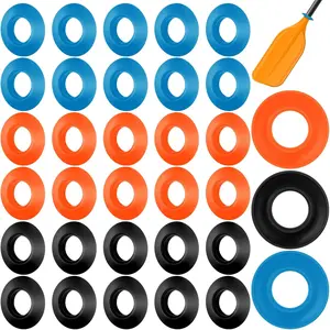 30 count Kayak Paddle Drip Rings Universal Splash Guards for Kayak Canoe Rafting Paddles Durable Water-Resistant Paddle Accessories