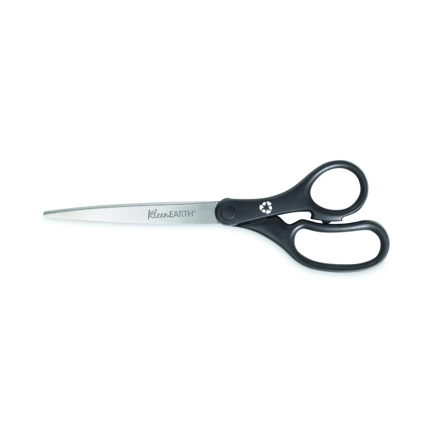 Westcott KleenEarth Basic Plastic Scissors 9" Black Straight Handle 15586