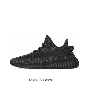 Shimmer Reflective Black Knit Low Top Trainers All-Over Speckle Glitter Mesh Shock Absorbing Translucent Ribbed Foam Outsole Comfort All-Day Sports Sneakers