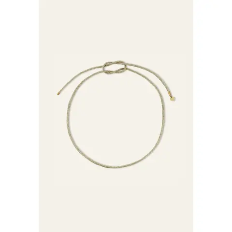 Hart Gold Lurex Necklace Cord with Tie