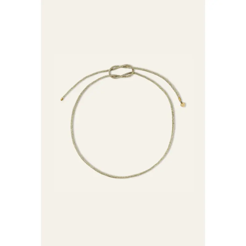 Hart Gold Lurex Necklace Cord with Tie