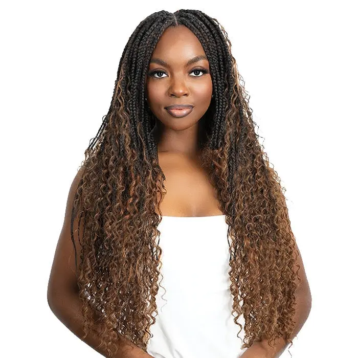 Encore Lavie X-Pert 3XB By Jannet Collection 100% Human Hair Blend Weave - BOHO BOX BRAID WEAVING 24"