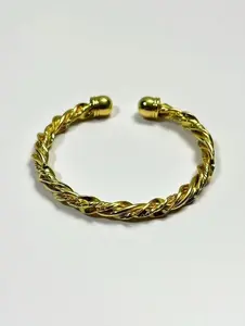 Modern Twist Adjustable Cuff Bracelet, Tarnish Resistant, Stackable