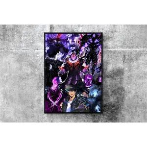 [Un Poster] Solo Leveling Print, Anime Wall Art, Manga Poster, Room Decor, Fan Gift, Home Decor, High-Quality Print, Art Gift, Anime Merch